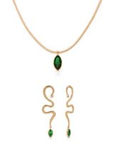 Emerald Serpentina Marquise Set