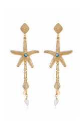 Starfish Seeker Drop Earrings