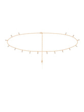 Crystal Droplet Thin Cha Body Chain