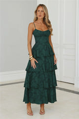 Thriving Now Maxi Dress Green