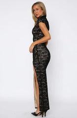 Made You Stare Maxi Dress Black