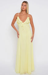 Self Sabotage Maxi Dress Lemon