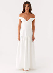 Basel Maxi Dress - White
