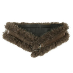 Boho Faux Fur & Leather Belt Collection