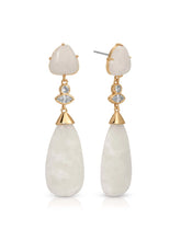 Solstice Drop Earrings in Bone