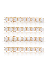 Diana Pearl Clip Set