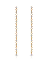 Dainty Linear Crystal Earrings