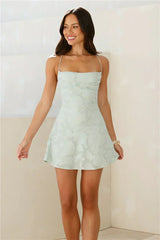 Poolside Glimmer Mini Dress