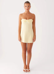 Bindi Mini Dress - Yellow