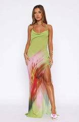 Secret Sounds Maxi Dress Citrus Bloom