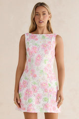 Calling For You Floral Mini Dress Pink