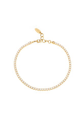 Single Crystal Band Anklet