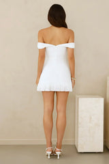 Tides Of Love Off Shoulder Mini Dress