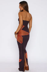 On A Trip Maxi Dress Tangerine Twist