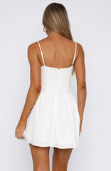 You're A Problem Mini Dress White