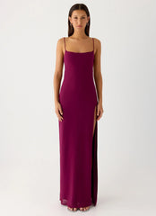 Alouette Maxi Dress - Plum