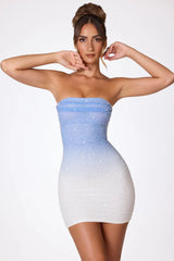 Sexy Hot Girl Tube Top Sequined Slim-Fit Hip Dress