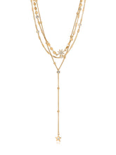 Forever Falling Multi-Chain Lariat Choker