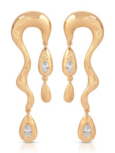 Melting Metal Dangle Earrings