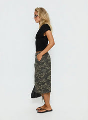 Hudsen Longline Cargo Shorts Camo