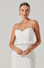 Sandrima Tiered Ruffle Trim Dress