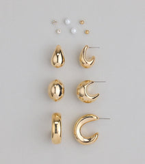 Statement Six Pack Earrings Set