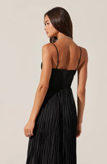 Maeve Pleated Midi Dress