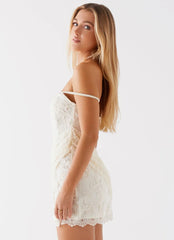 Knockout Mini Dress - White