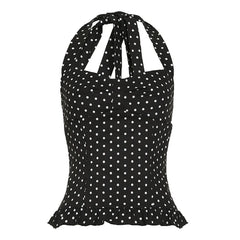 Boho Polka Dot Halter Cami Top Collection