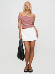 Gigi Wrap Skort White Tall