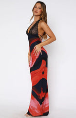 Beyond The Stars Maxi Dress Radiant Petal