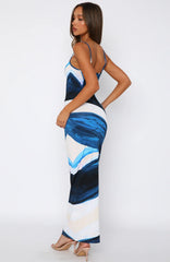 Feeling The Heat Maxi Dress Midnight Petal