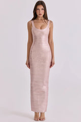 The OG Rosé Bandage Maxi Dress - Limited Edition