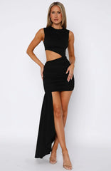 Smiling At You Mini Dress Black