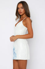The Hills Sequin Mini Dress Blueberry Spritz
