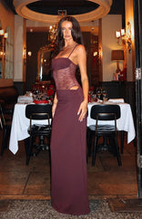 Compliment Me Maxi Dress Burgundy