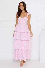 Summer Mist Maxi Dress Pink