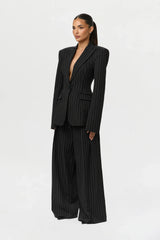 Pinstripe Suited Blazer
