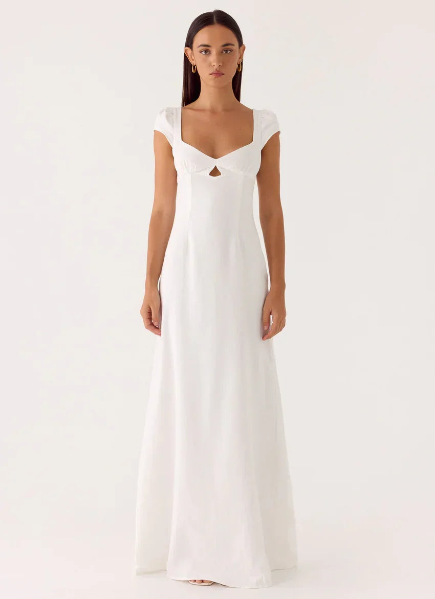 Never Really Over Maxi Dress - White