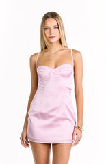 Trouble Light Pink Mini Dress