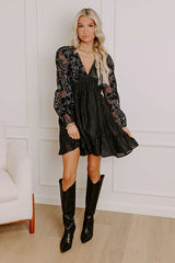 Fell In Love In France Floral Mini Dress