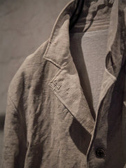 Cotton And Linen Long Sleeve Solid Color Jacket