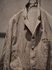 Cotton And Linen Long Sleeve Solid Color Jacket
