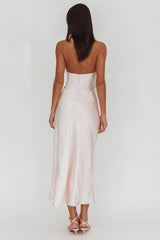 Kaivira Halterneck Maxi Dress Pink